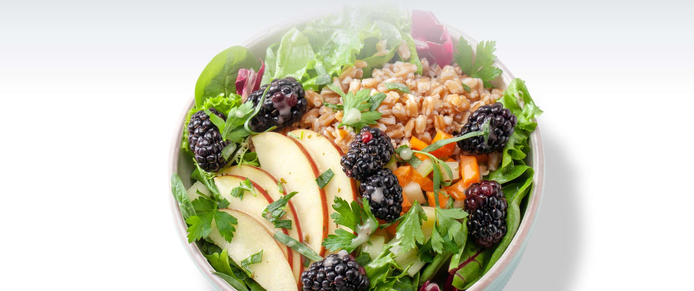 Farro Salad with Blackberries