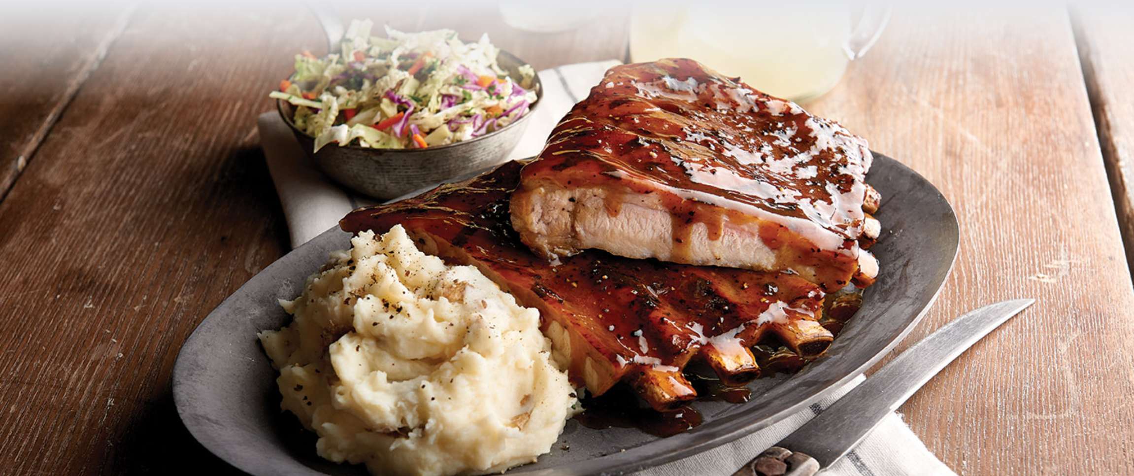 Honey Garlic Glazed Ribs