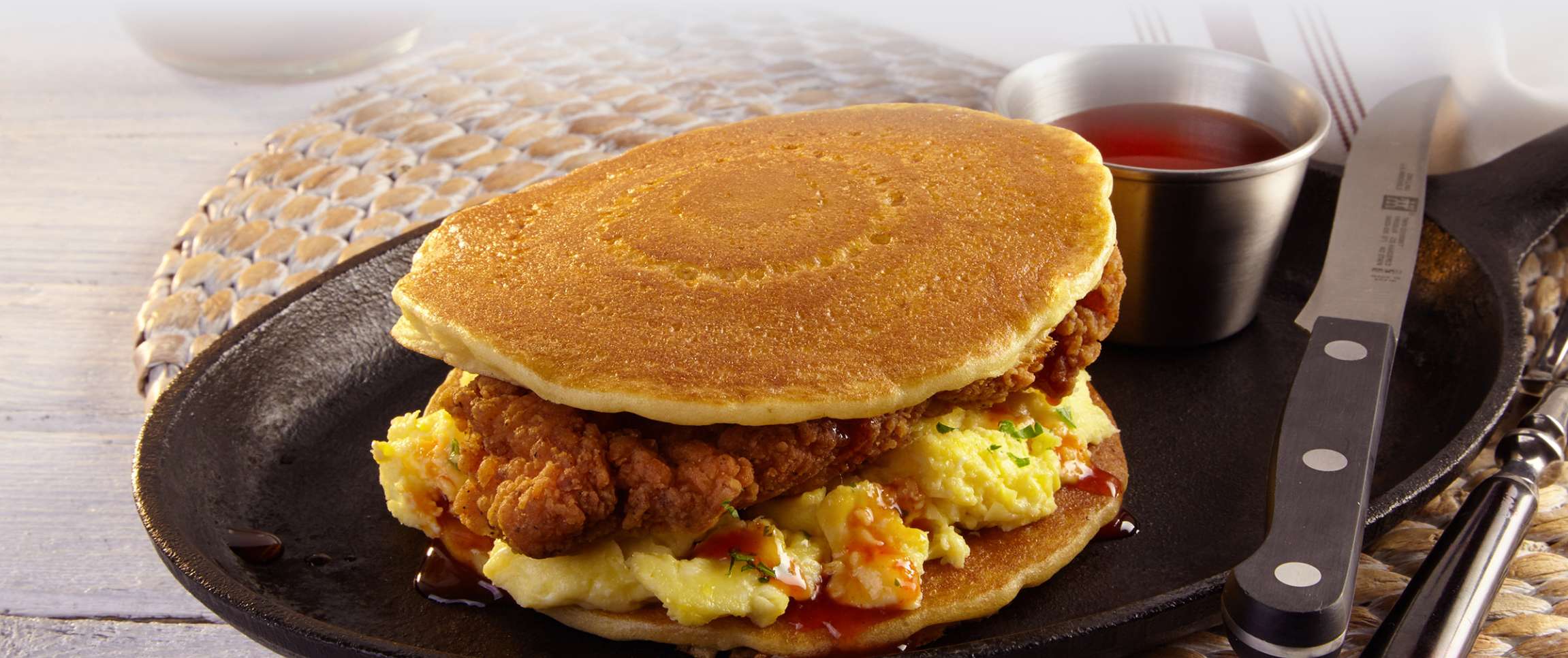 Knife and Fork Hot Honey Sandwich