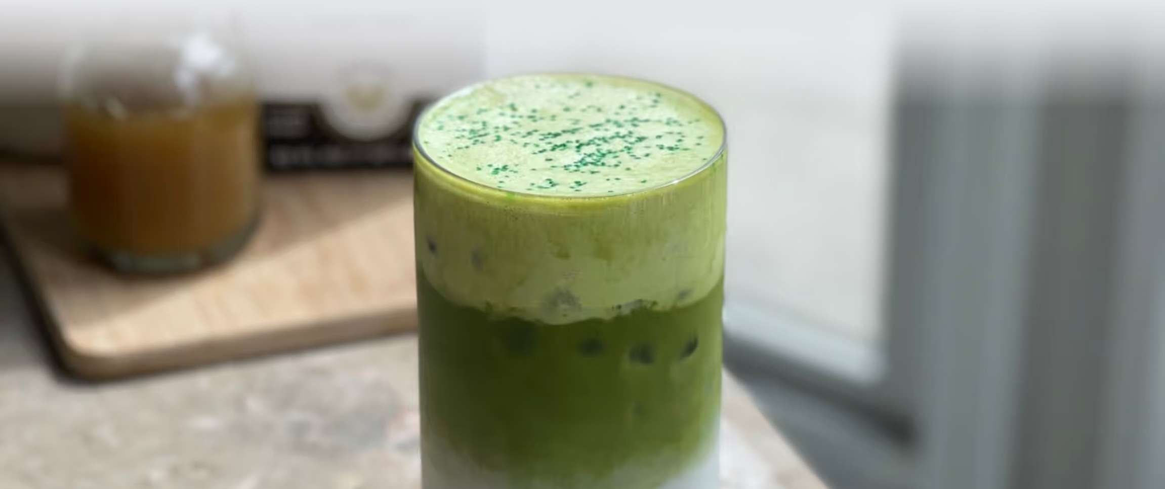 Iced Pistachio Matcha Latte