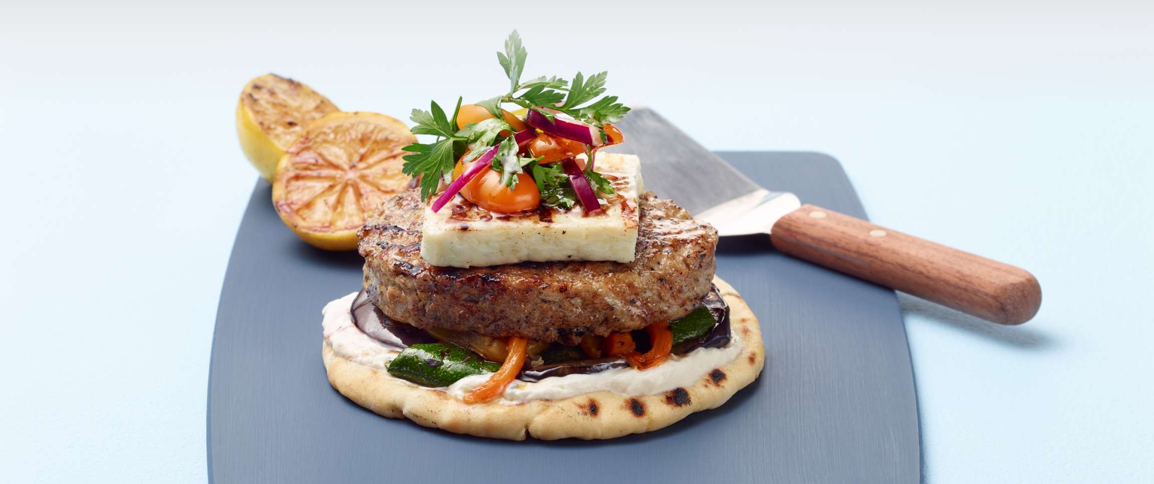 Mediterranean Turkey Burger