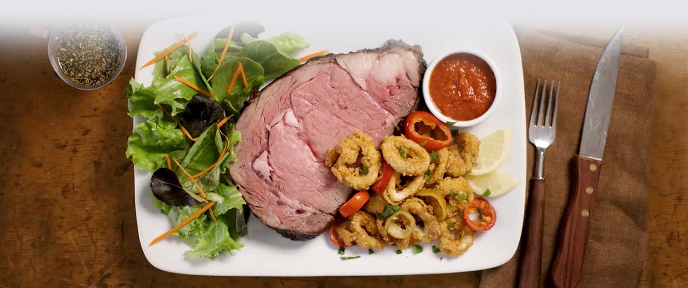 Newport Prime and Calamari Frite