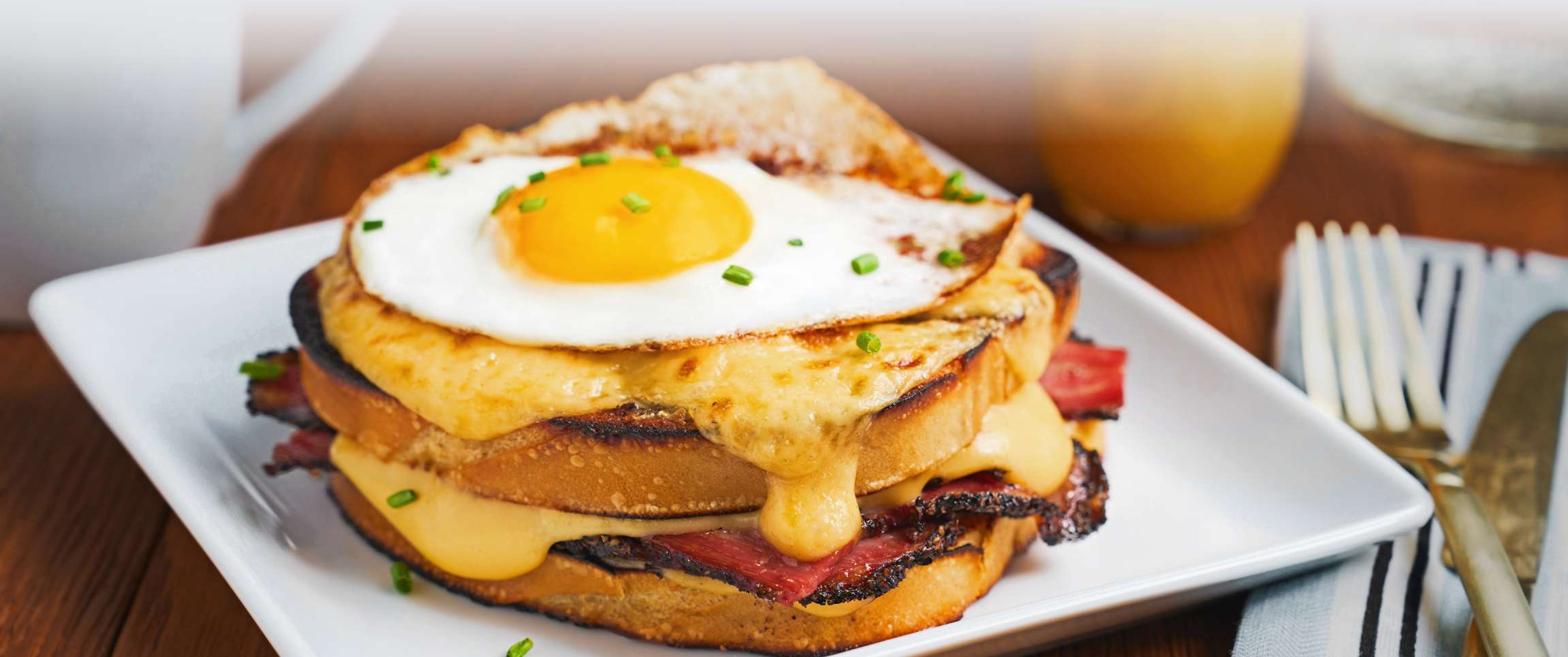 Pastrami Croque Madame