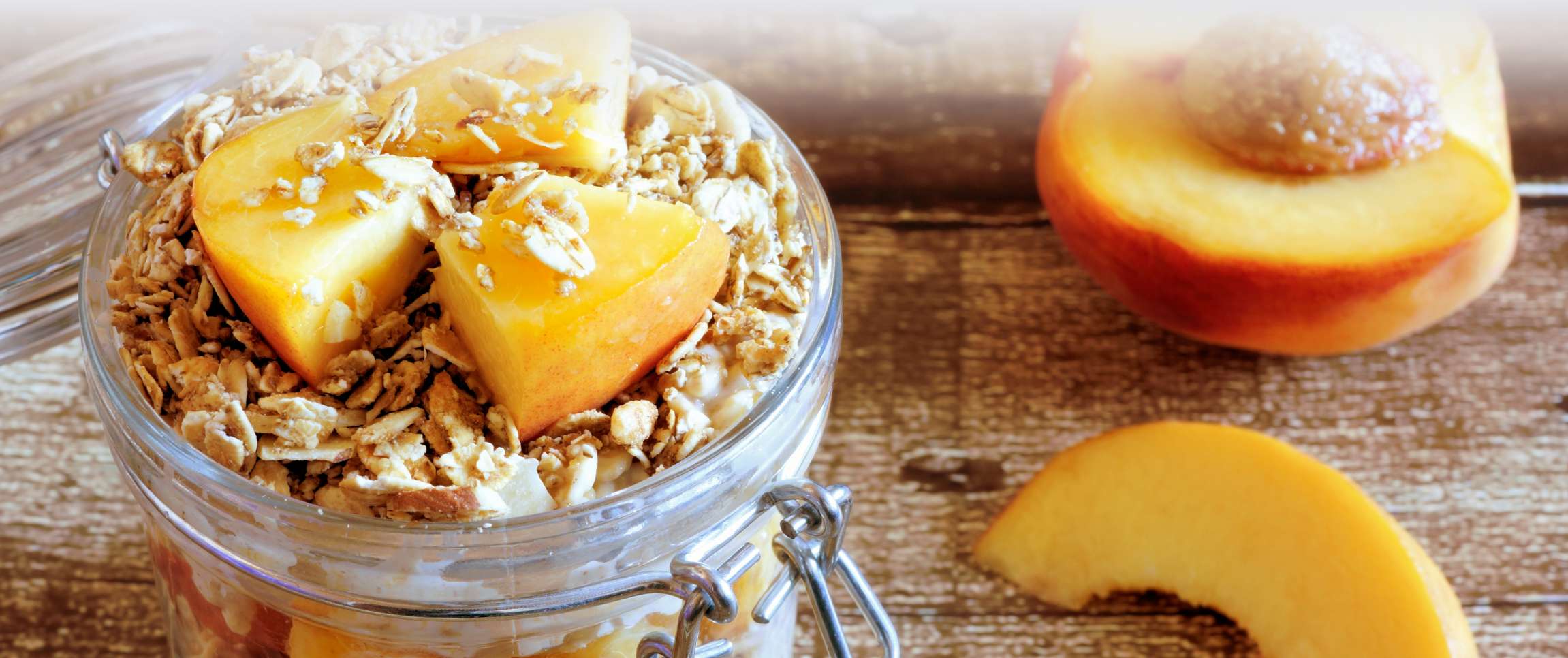 Peach Overnight Oats