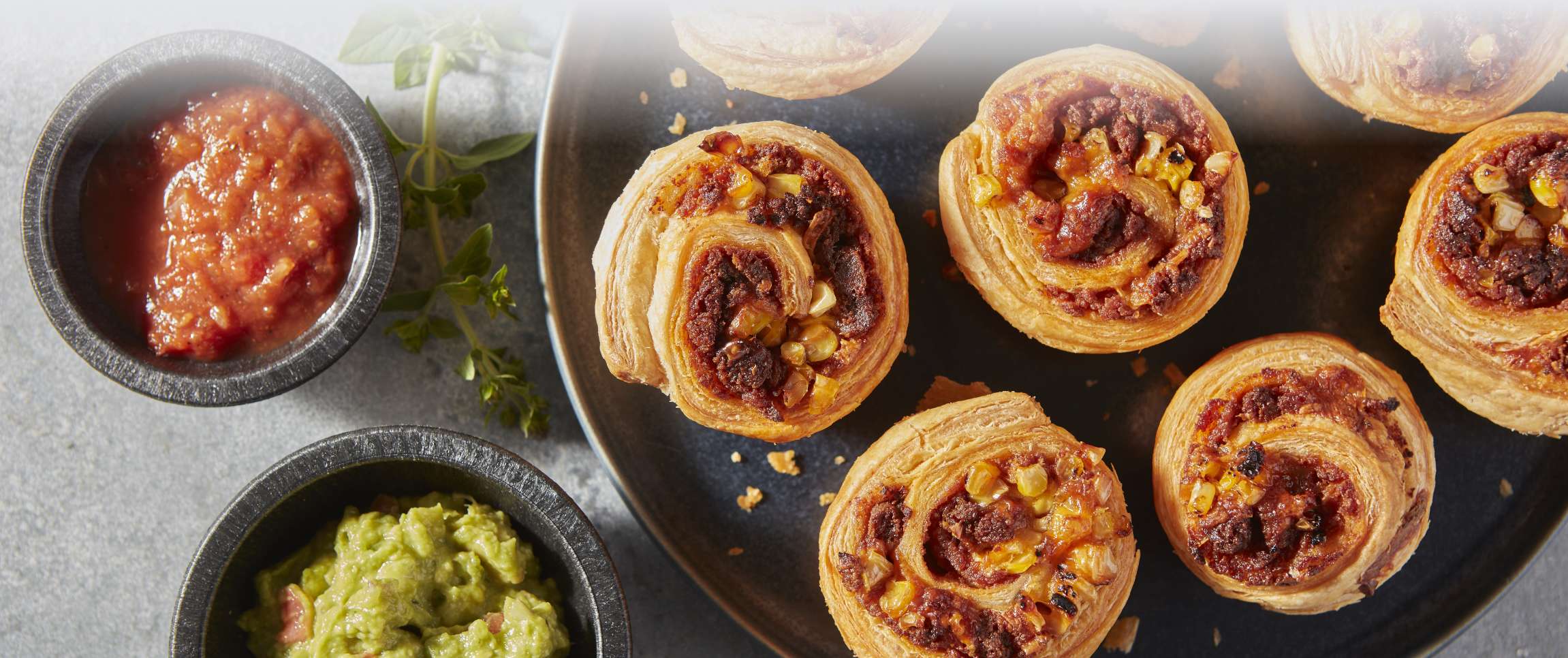 Mexican Street Corn and Chorizo Savory Swirls