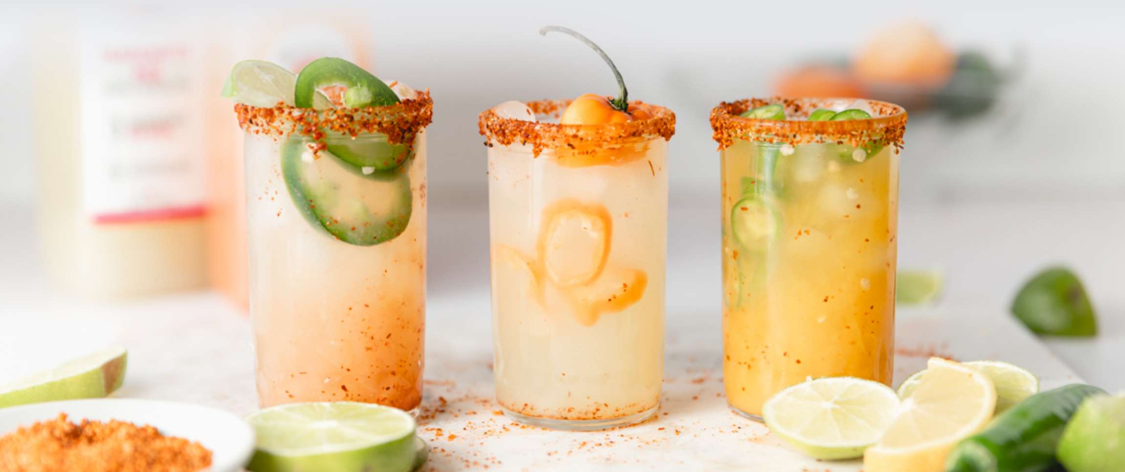 Spicy Margarita Flight