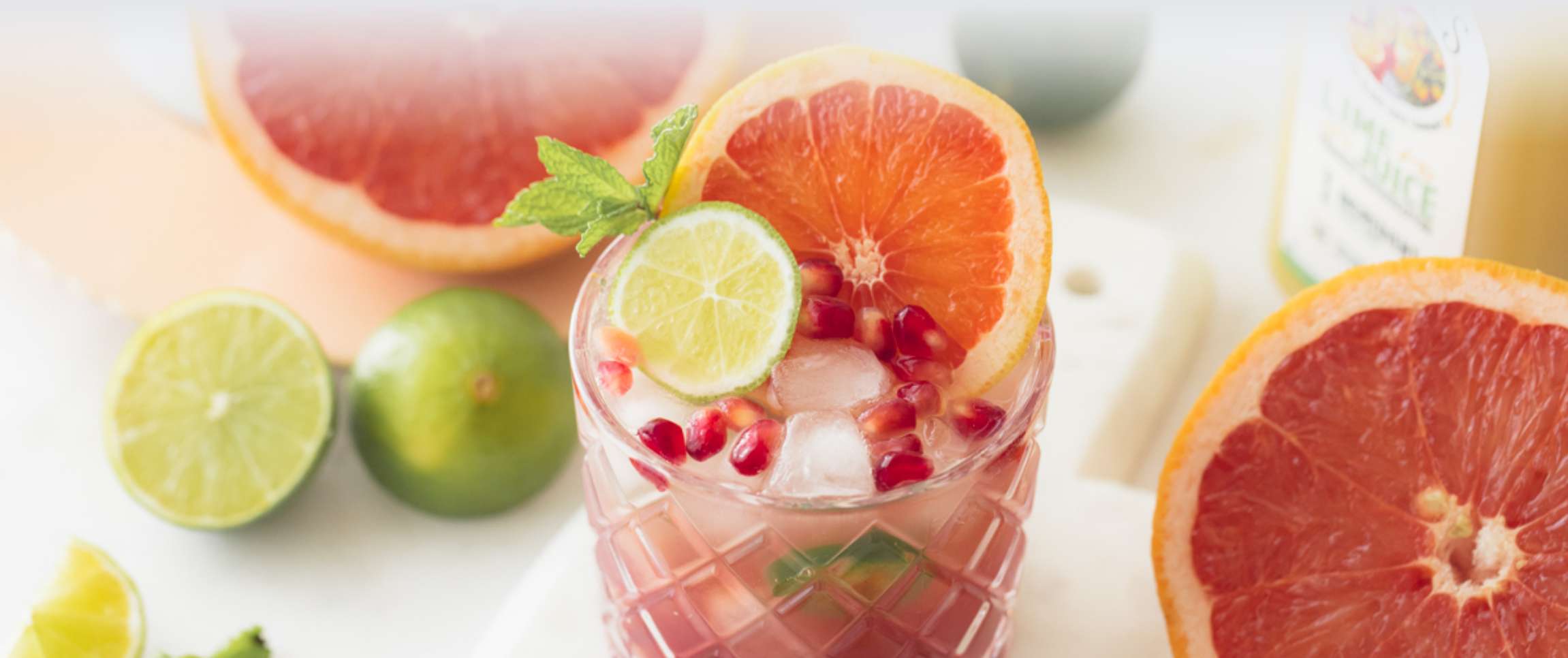 Spicy Pomegranate Paloma