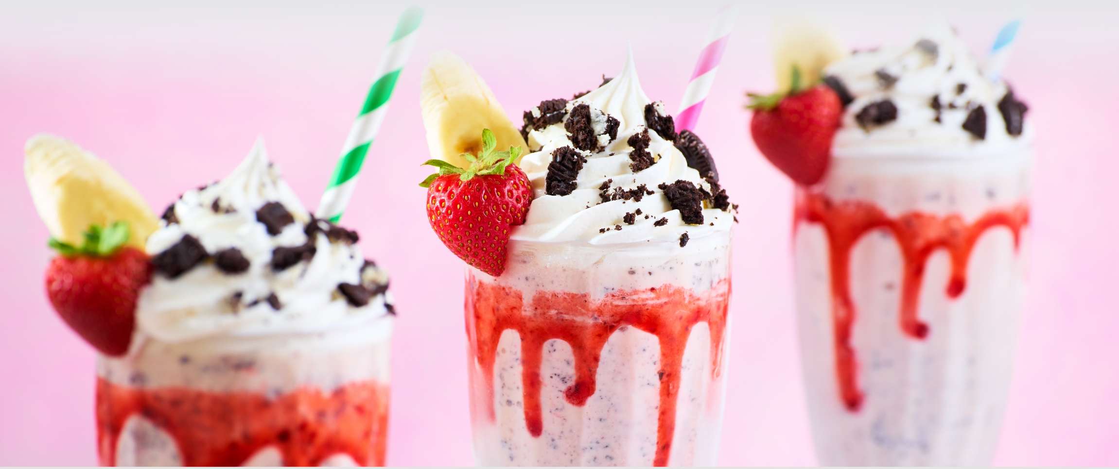 Strawberry Banana Milkshake