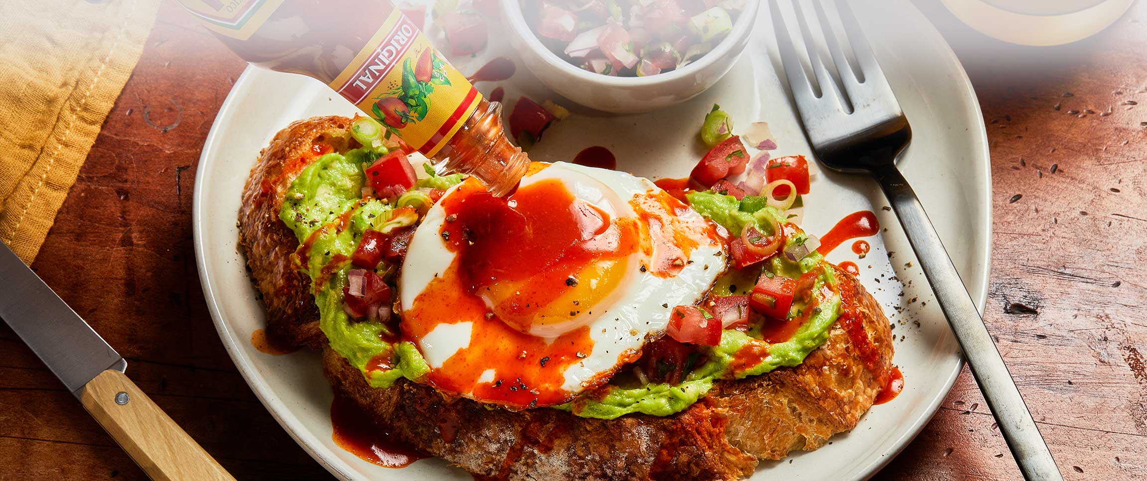 Avocado Toast with Guacamole & More Seasoning 