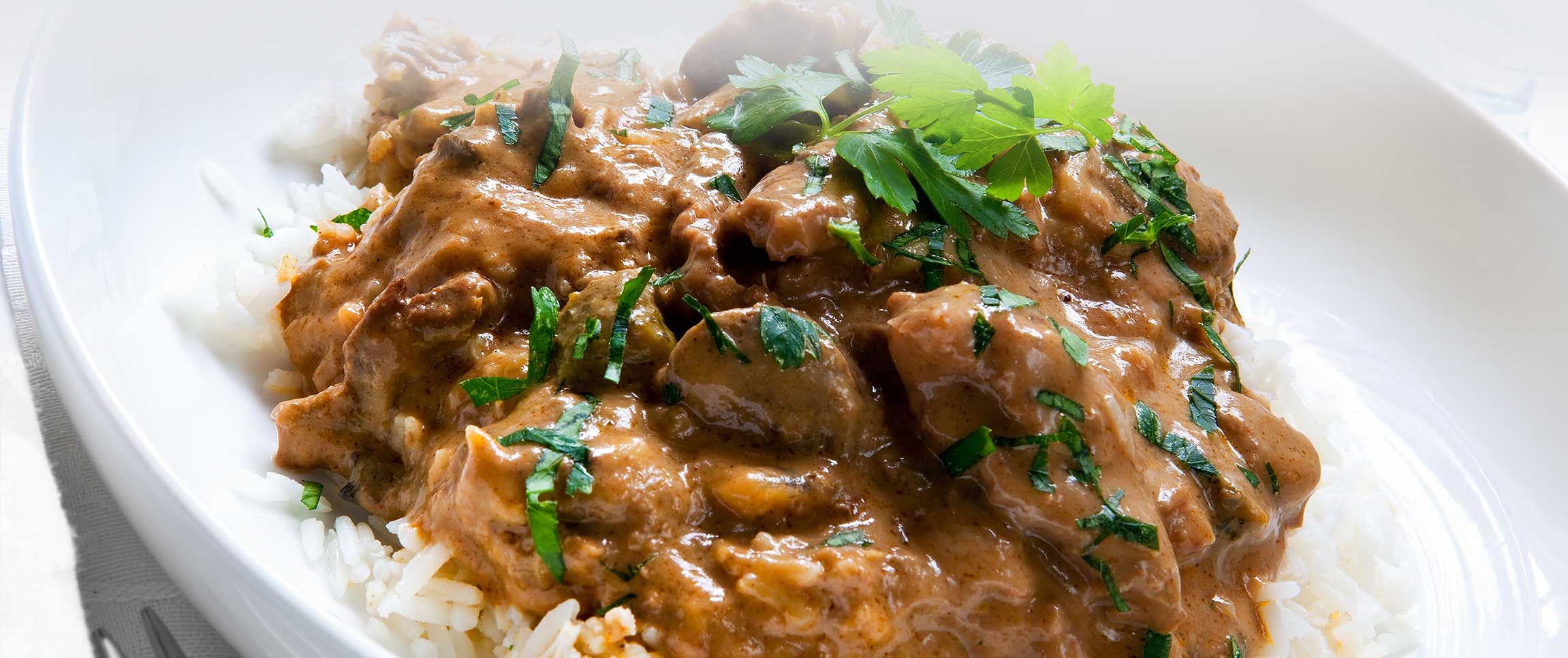 Burgundy Beef Tips w/ Mushrooms
