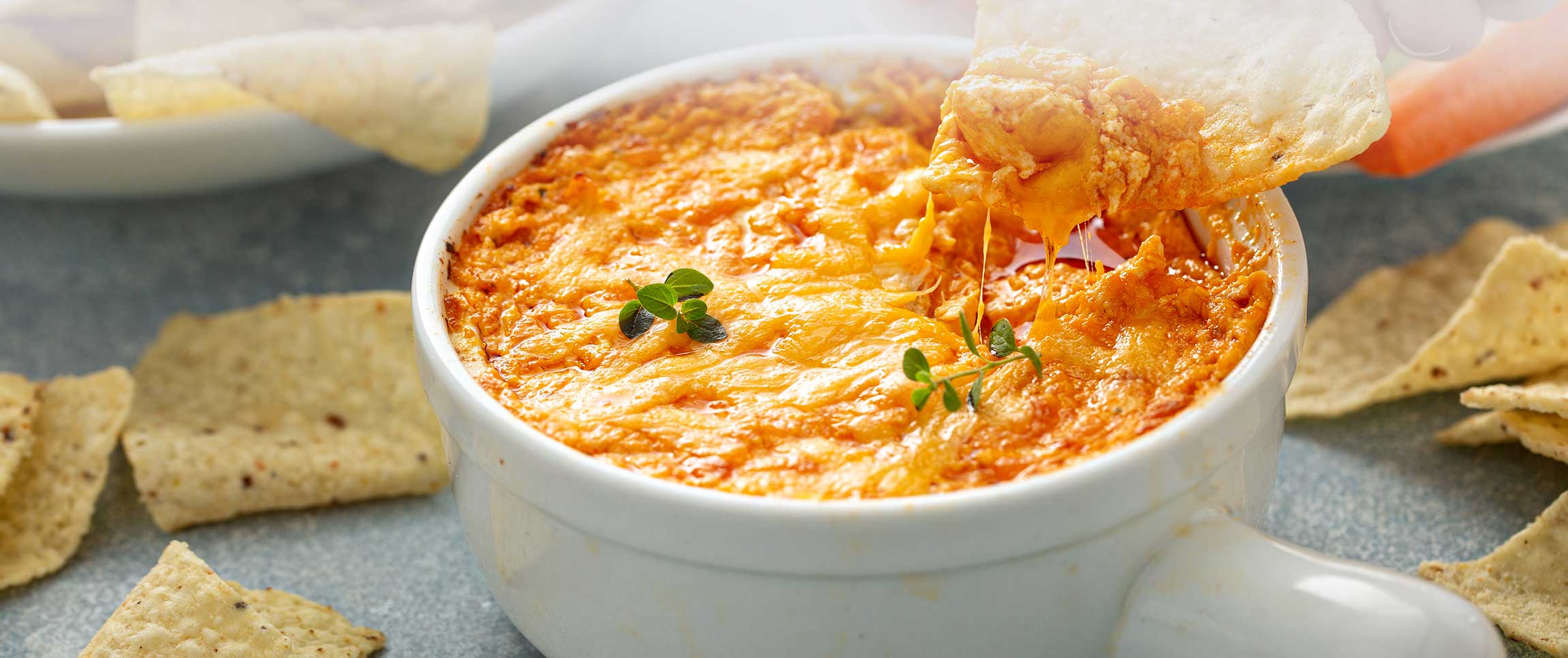 Buffalo Pumpkin Chicken Dip