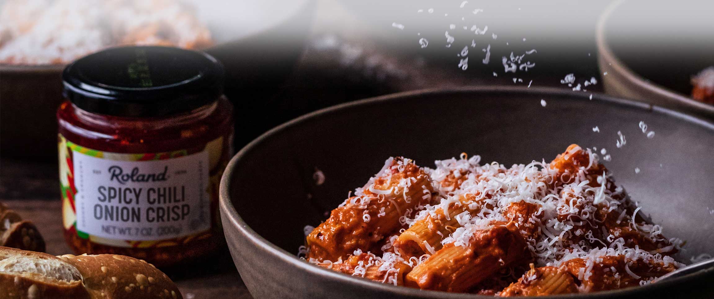 Spicy Chili Onion Crisp Pasta