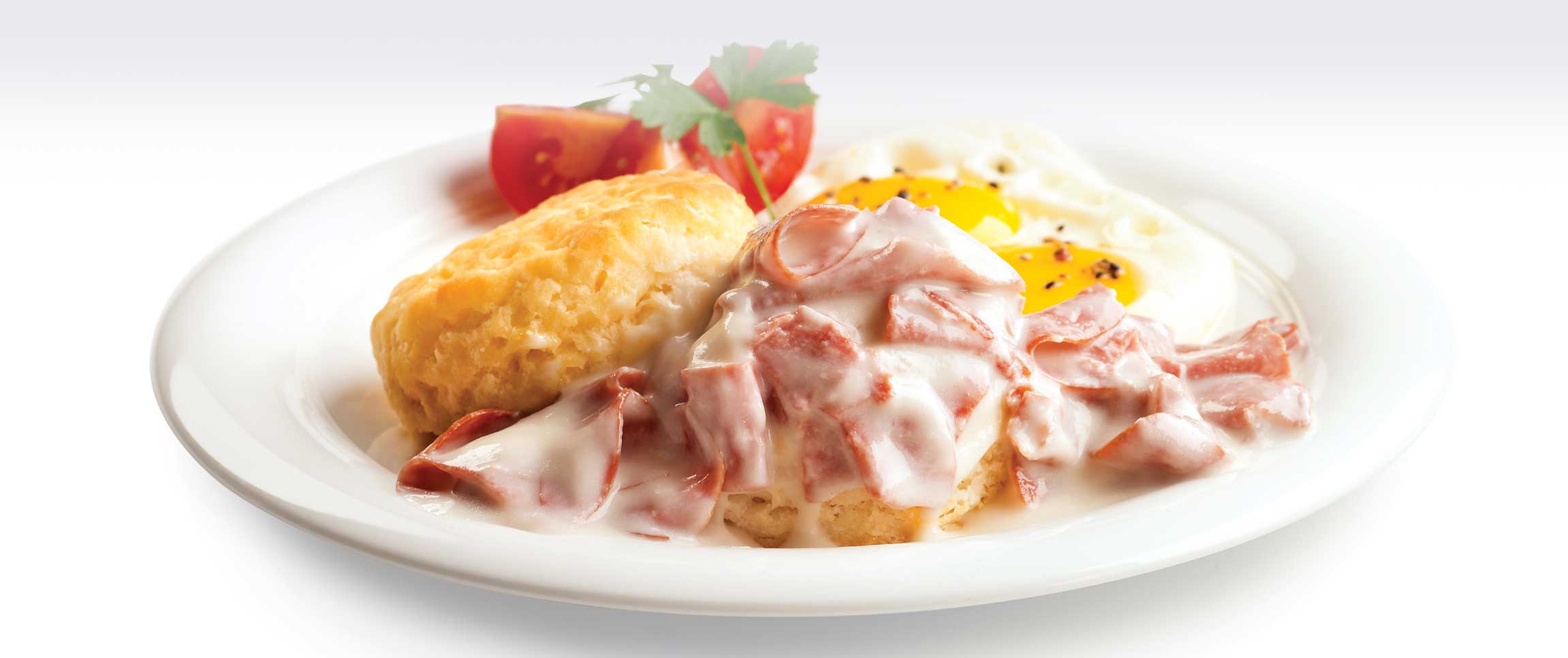 Creamed Chipped Beef on Focaccia