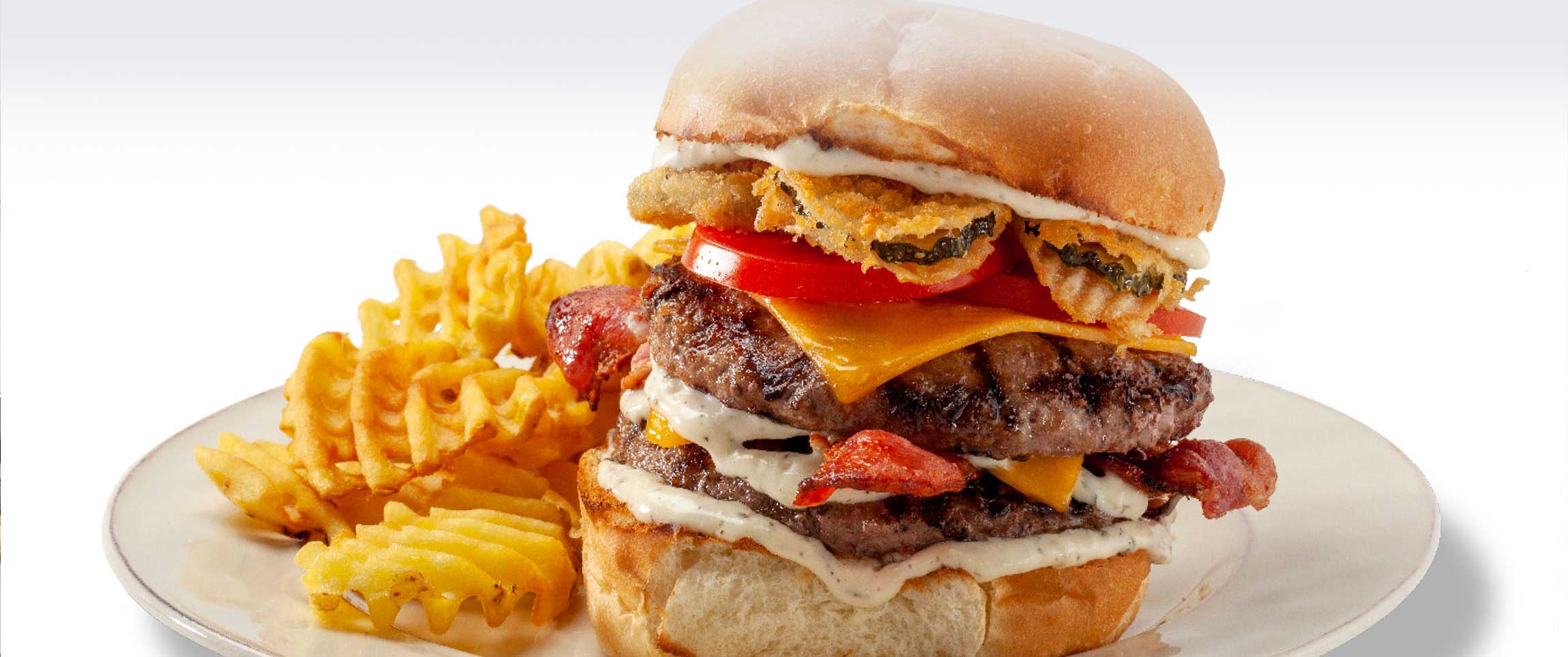 Pickle Bacon Cheeseburger