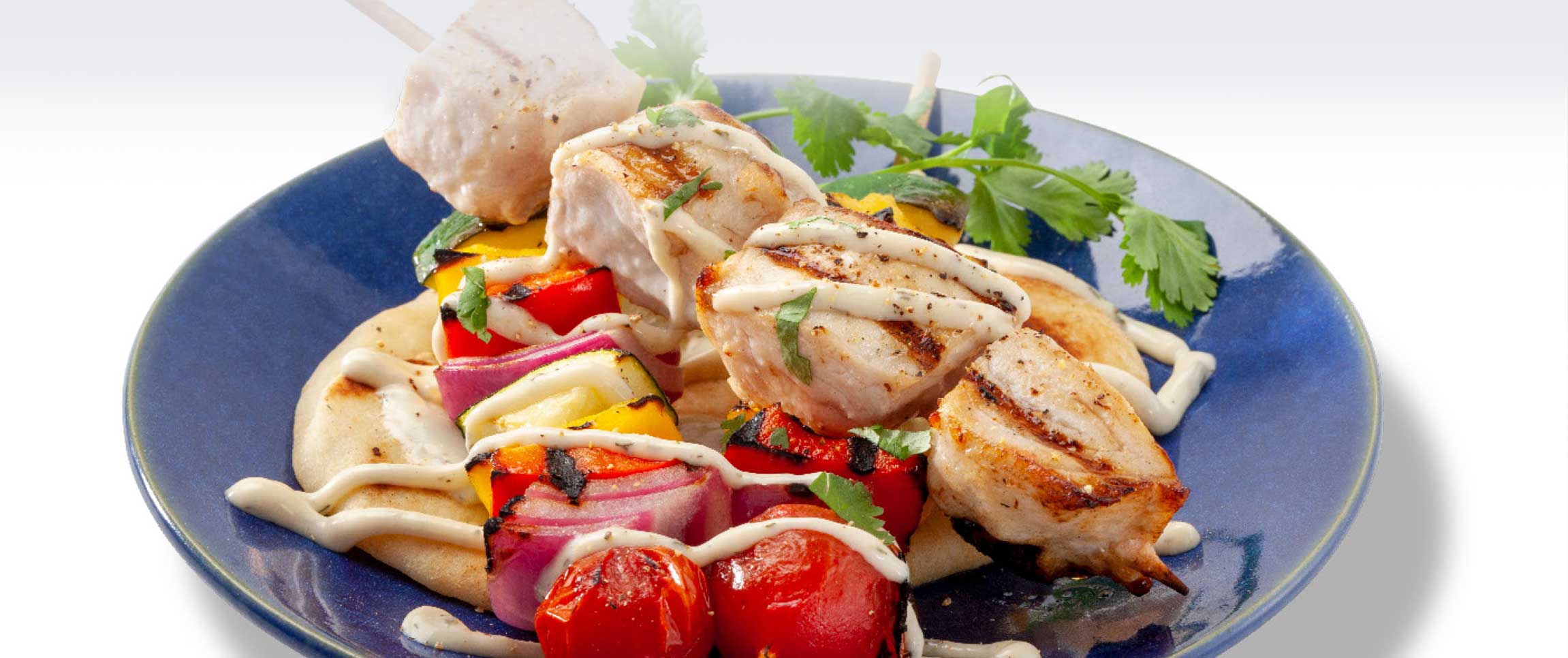 Grilled Swordfish Kebabs With Dill Pickle Aioli