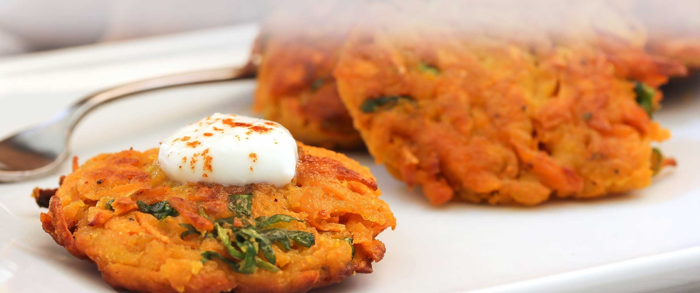 Sweet Potato and Parsnip Latkes