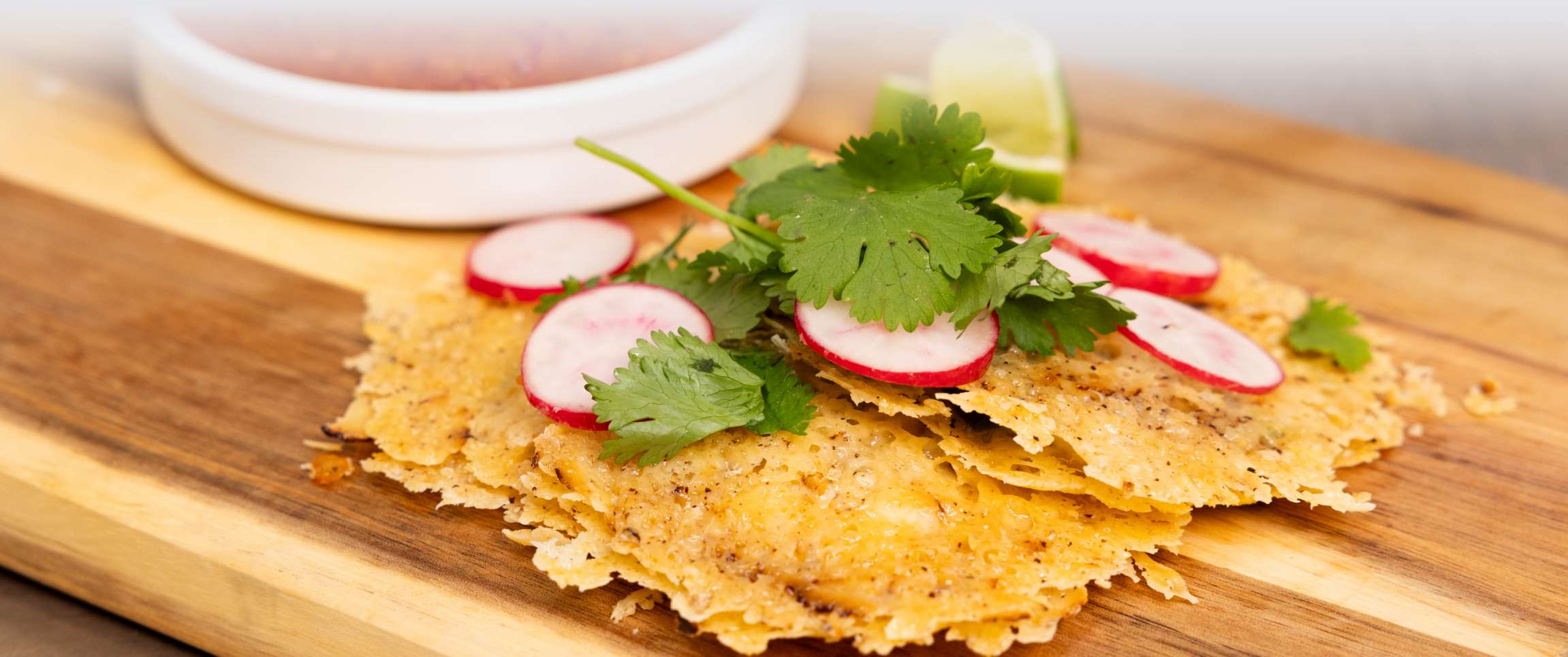 Mozzarella Frico Chips & Dip