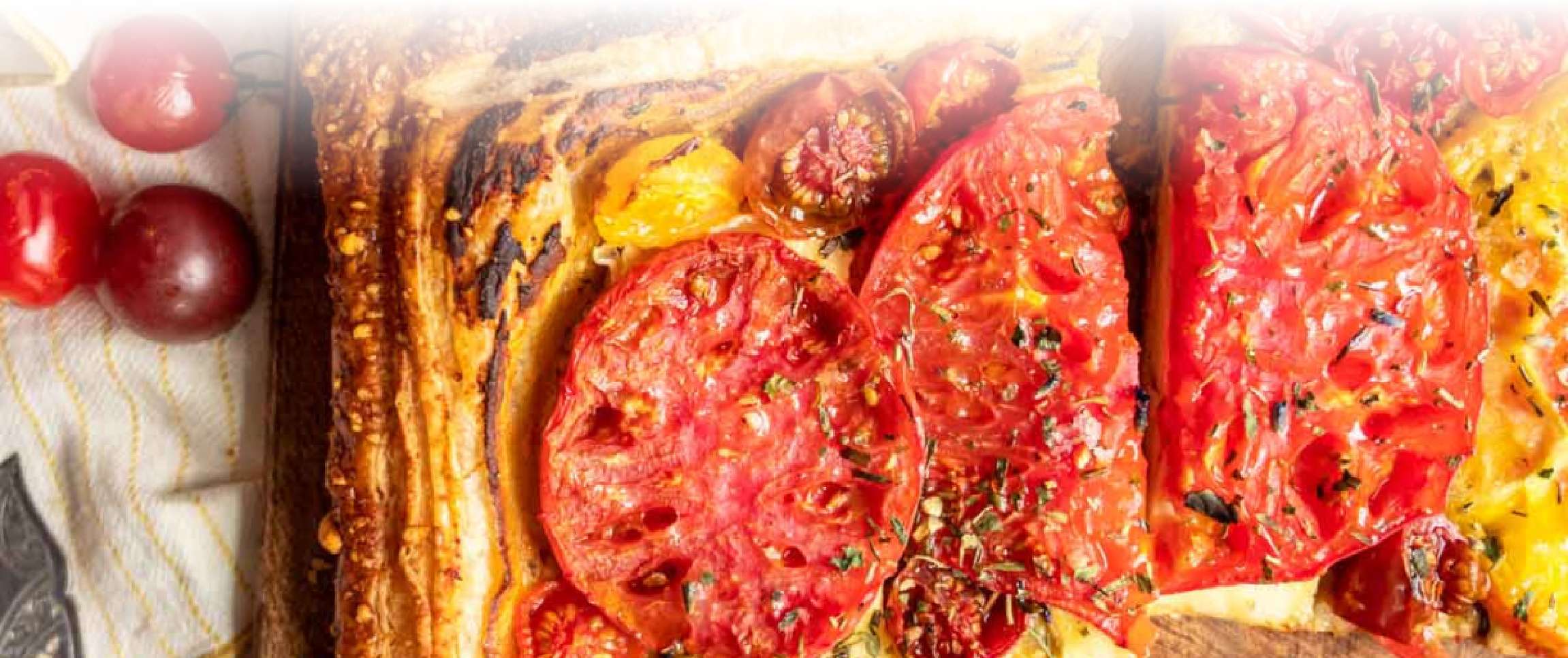 French Mustard and Tomato Tart