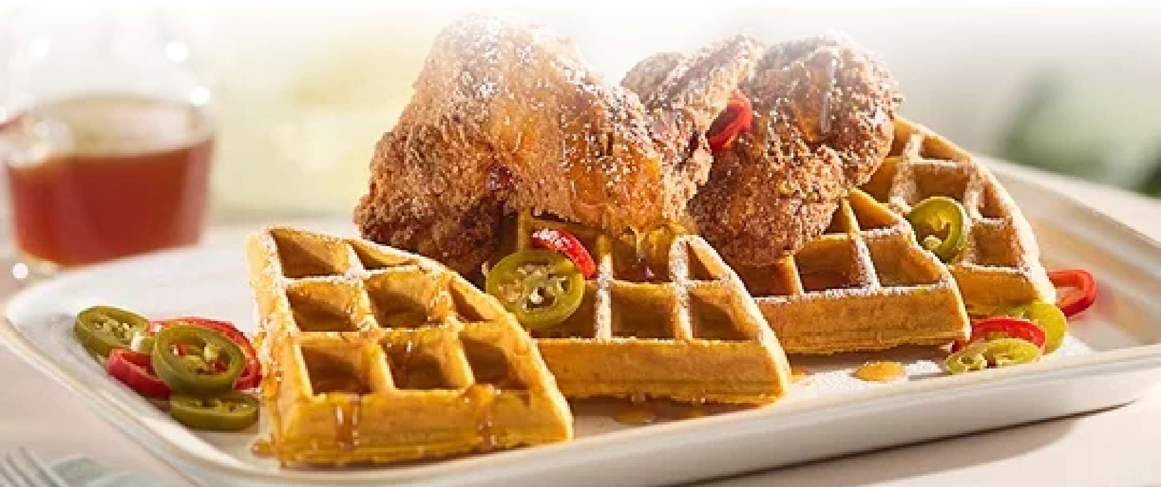 Hot Honey Chicken & Waffles