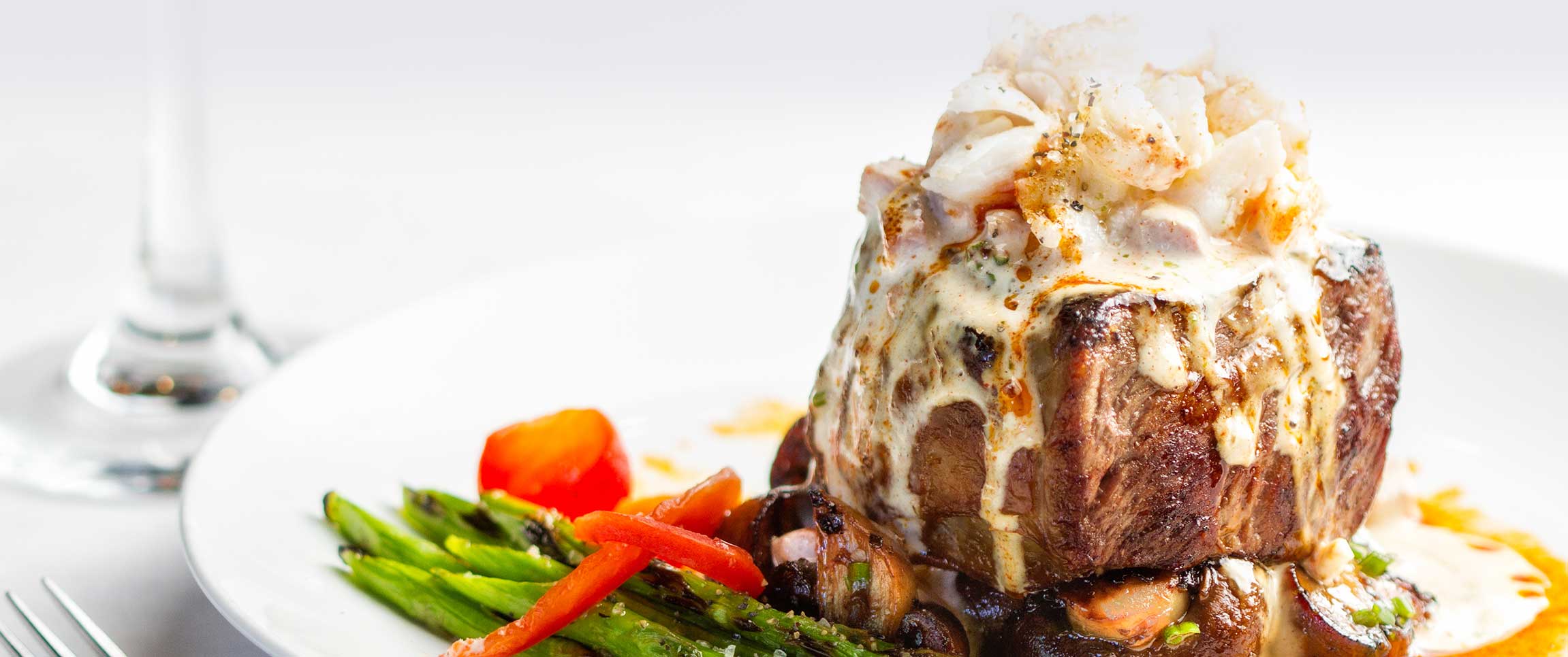 Braveheart® Tournedos Topped with Crab Meat
