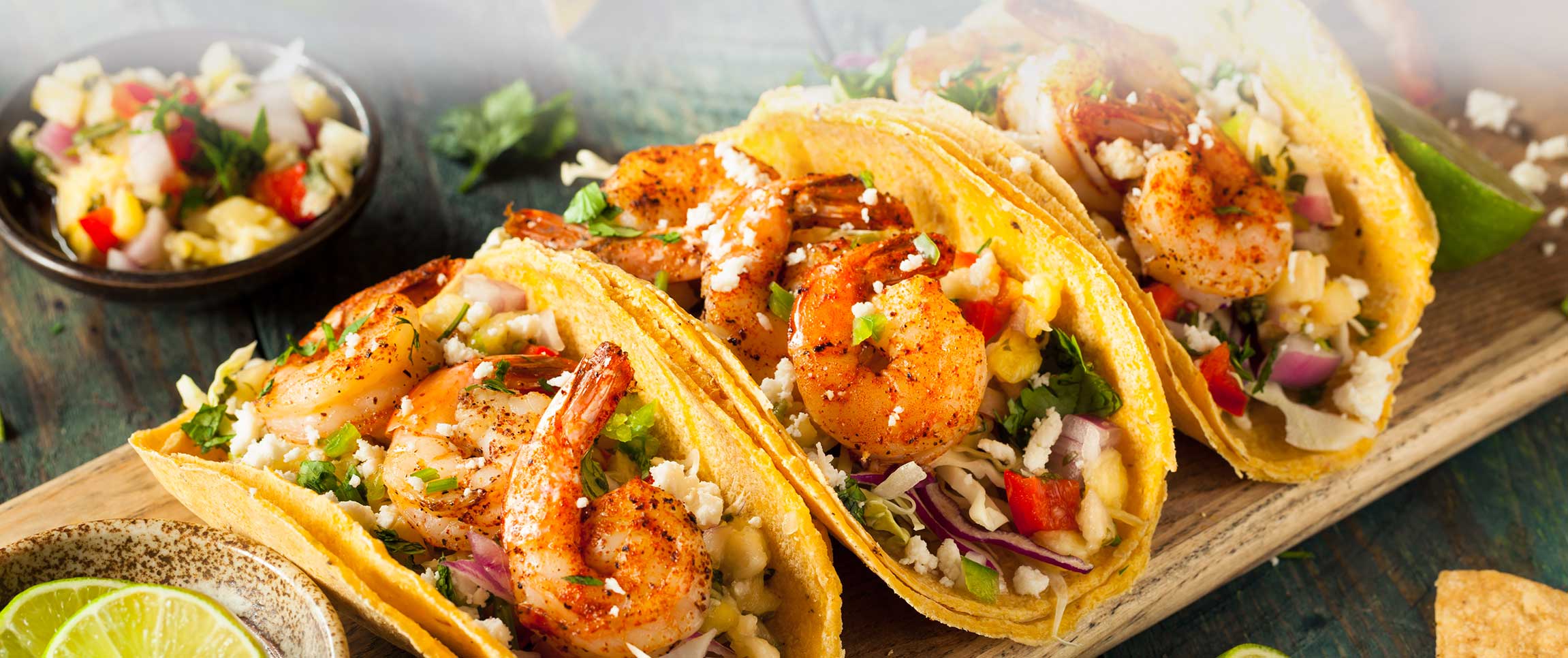 Buffalo Shrimp Tacos