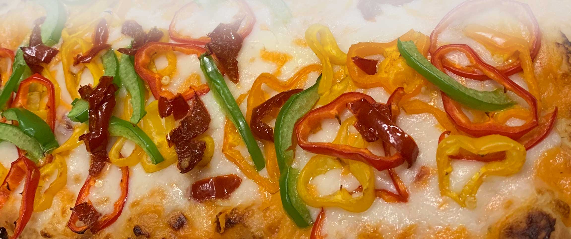 Peppadew Beer Cheese Pizza