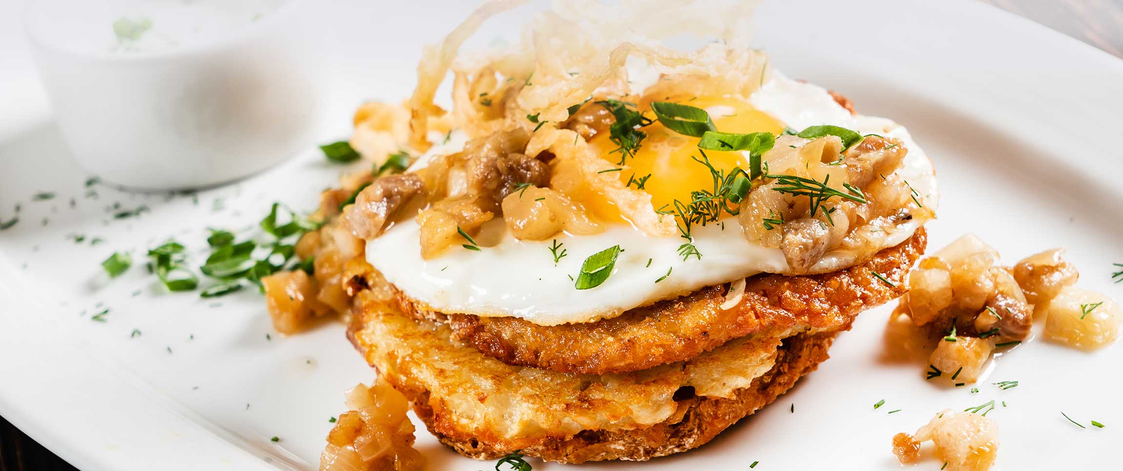 Provolone Yukon Cakes