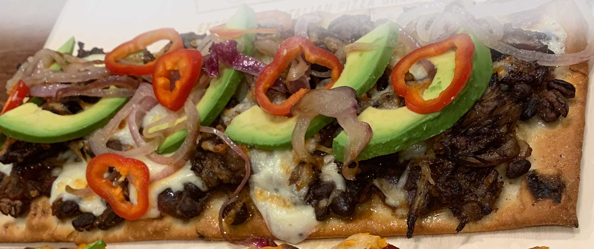 Smoked Pork Torta Style Flatbread