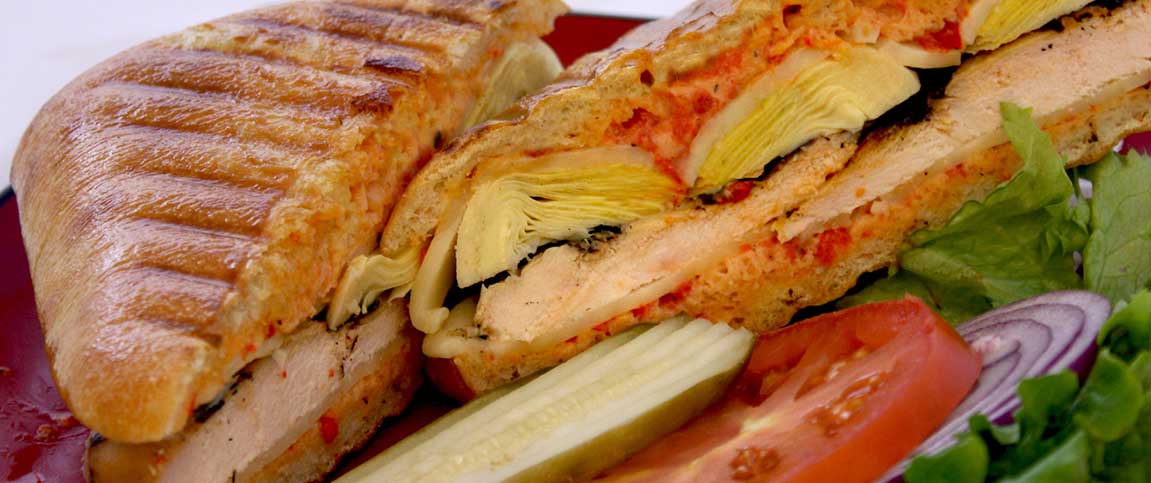 Grilled Chicken and Artichoke Sandwich
