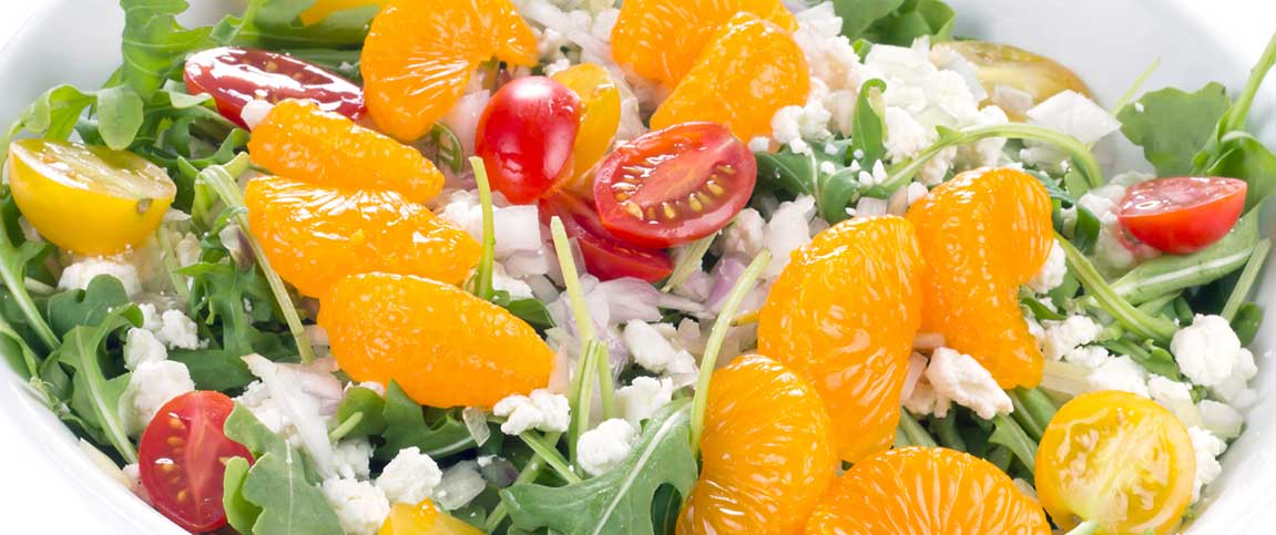 Arugula, Goat Cheese, and Orange Salad
