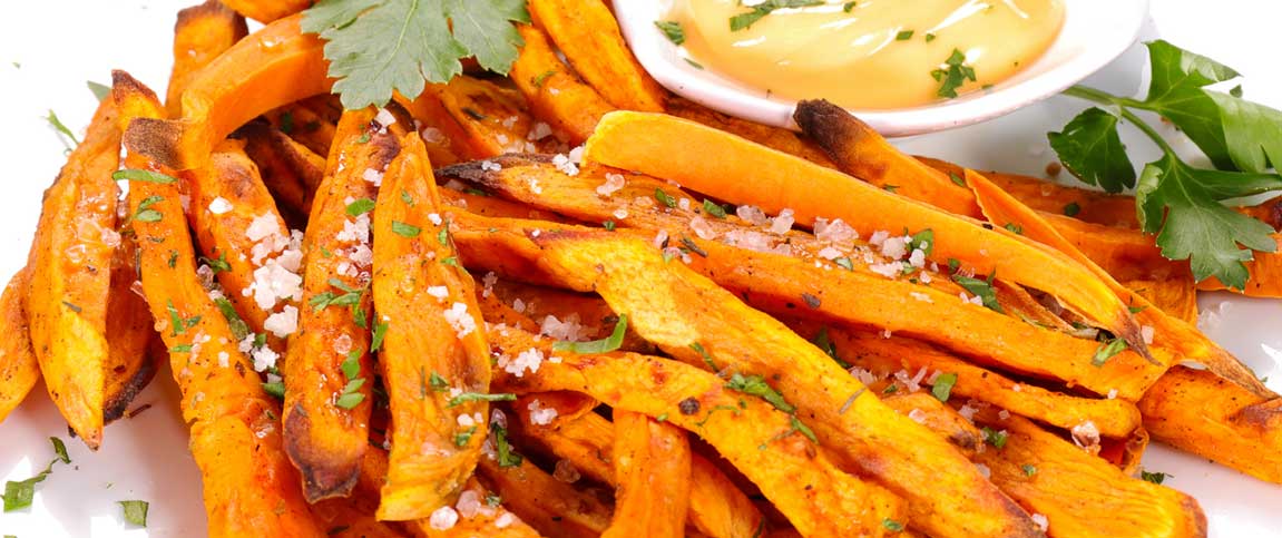 Sweet Potato Fries with Aioli Dipping Sauce