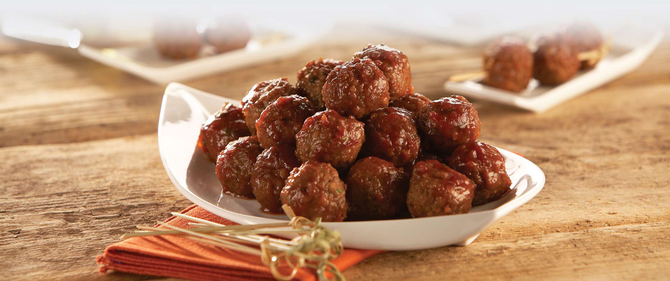 Sweet Honey BBQ Maple Meatballs