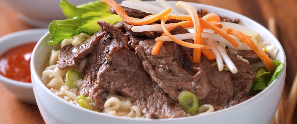 Beef Ramen Noodle Bowl