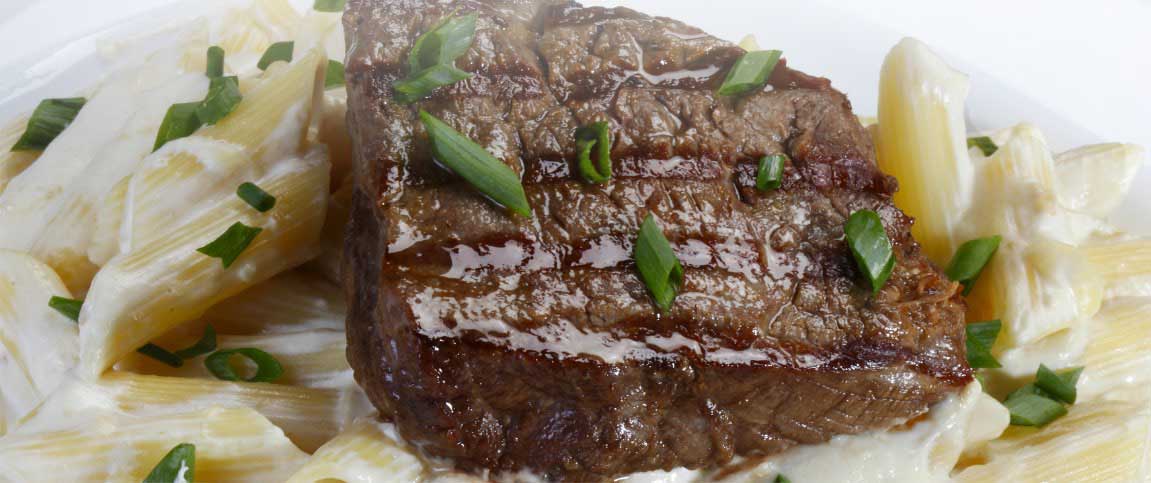 Beef  Tenderloin with Penne