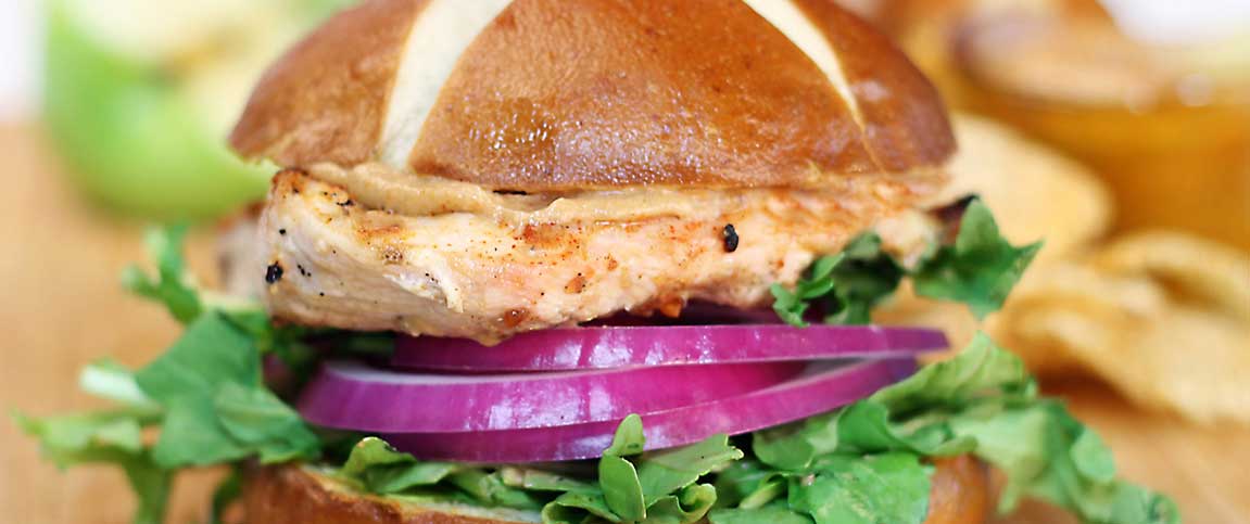 Chicken and Beer Cheese Sandwich