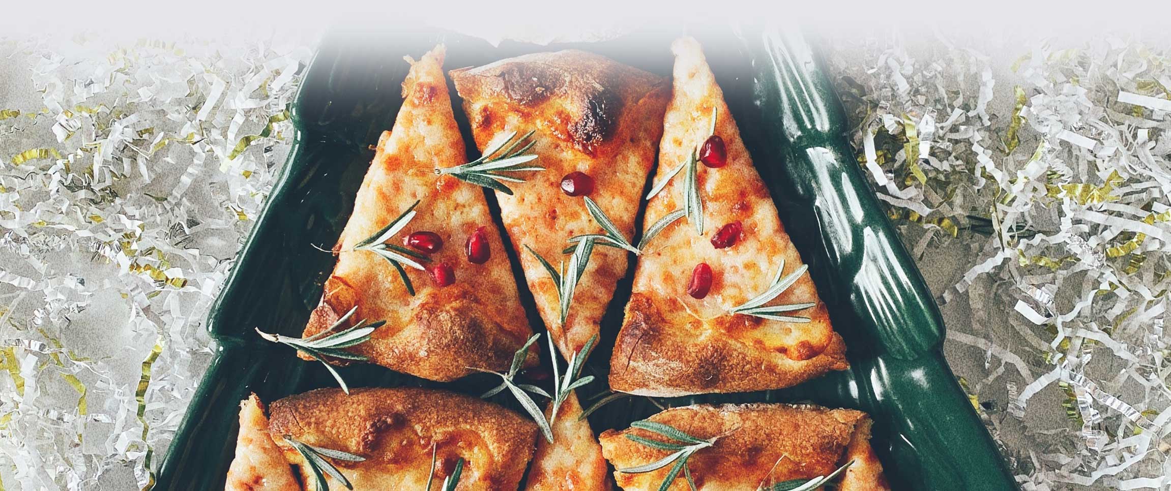 Bacio XMas Tree Pizza