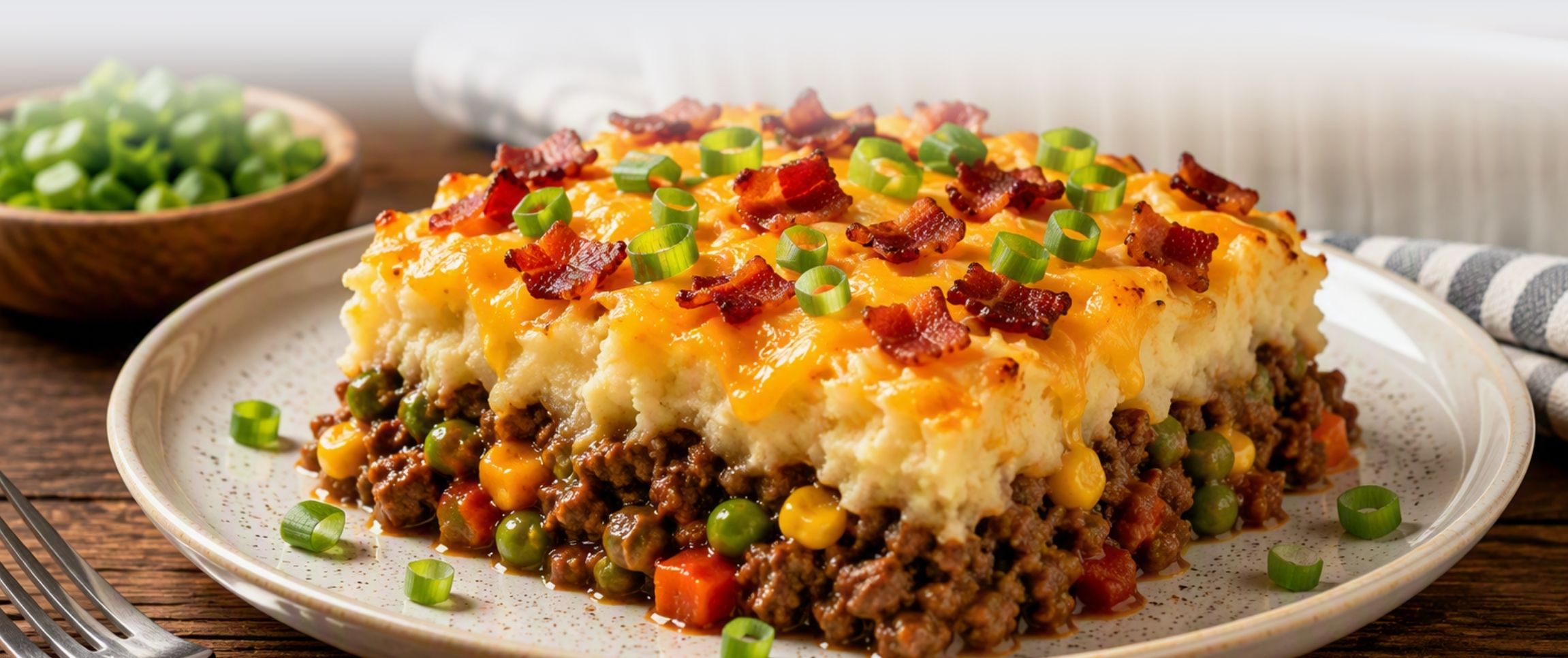 Loaded Bacon Potato Shepherd's Pie