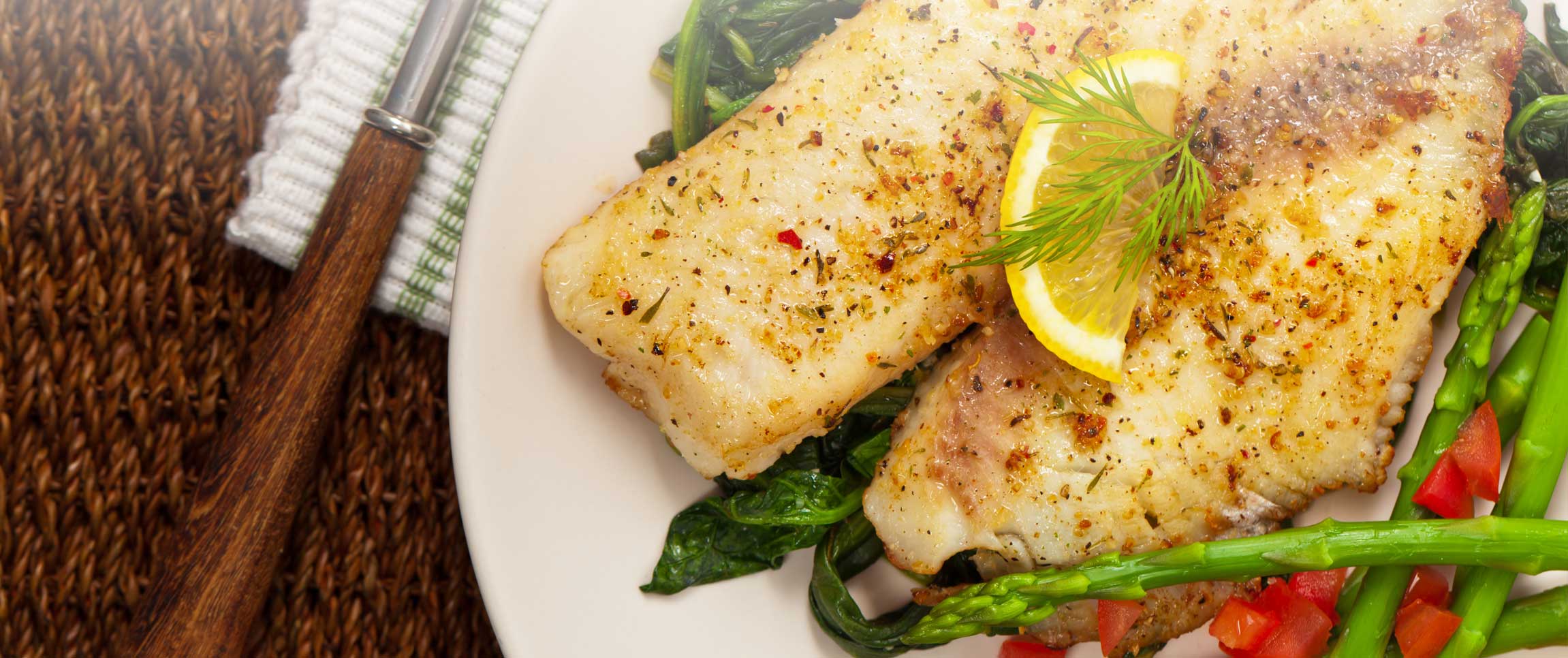 Baked Catfish Black Bean Salsa