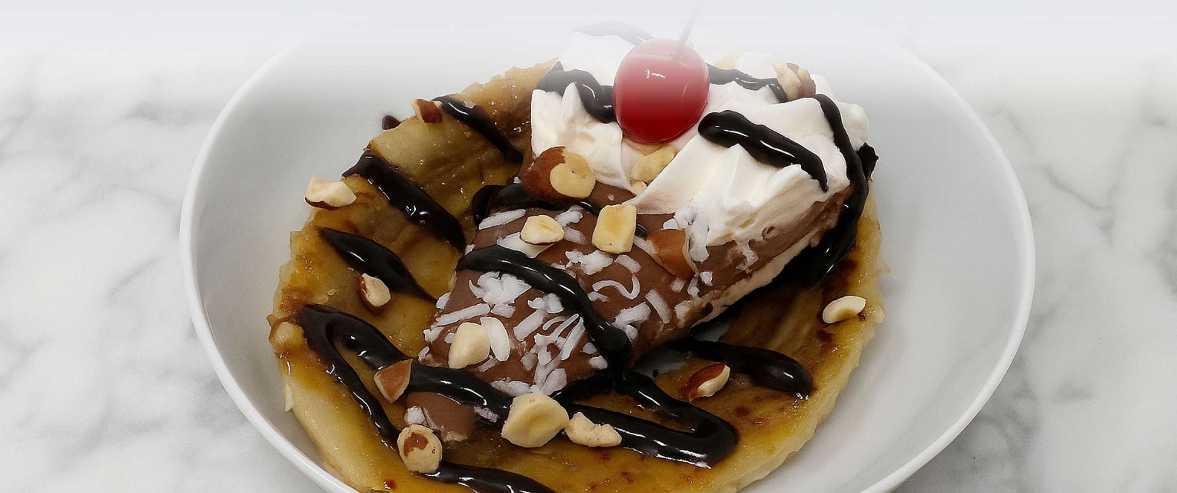 Chocolate Coconut Banana Split Pie