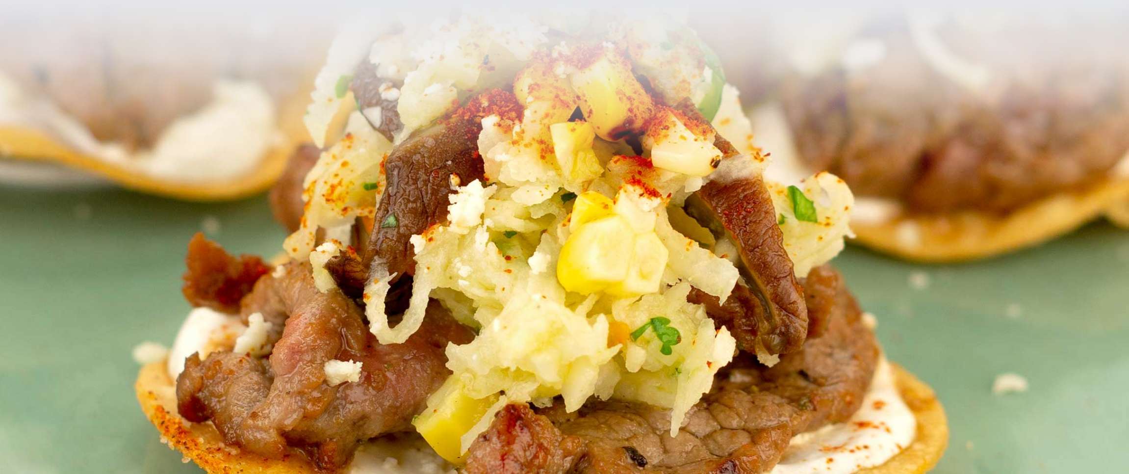 Beef Sirloin Tostadas