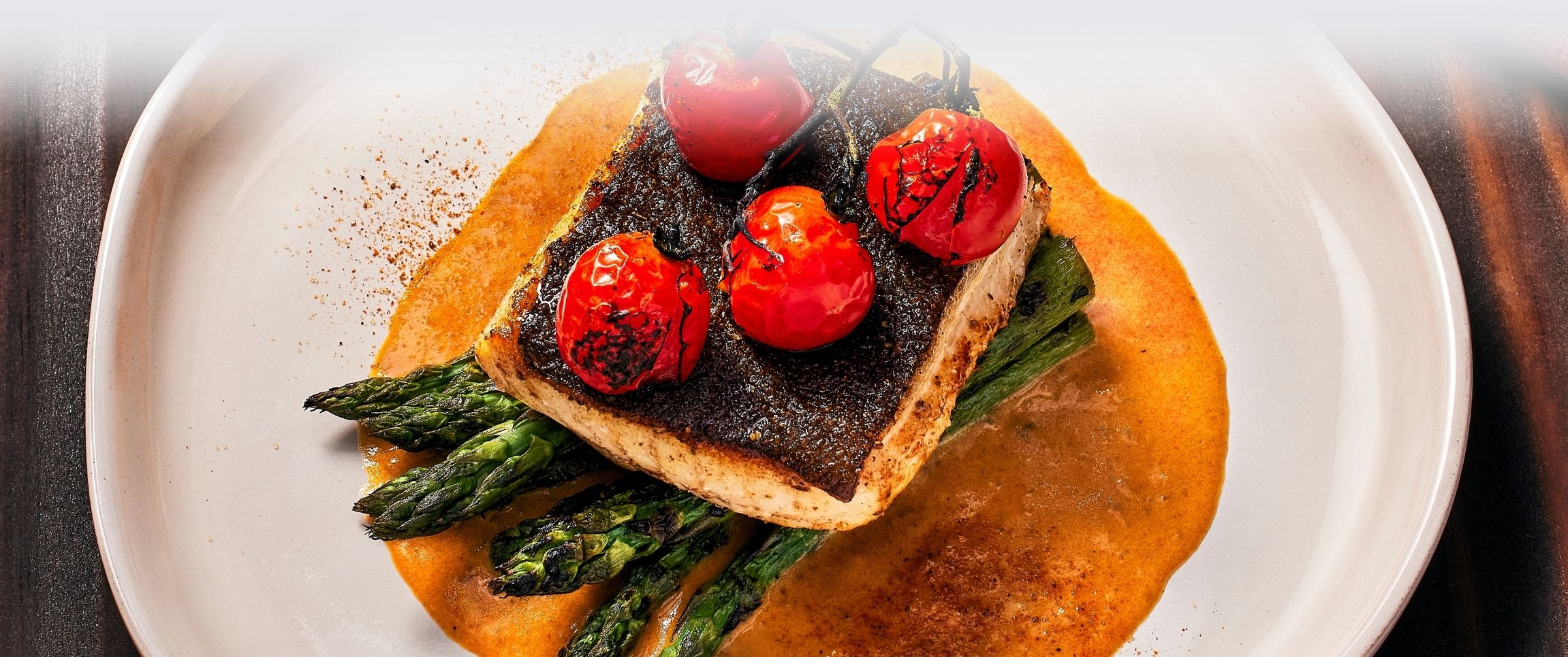 Blackened Halibut with Smoky Cream Sauce