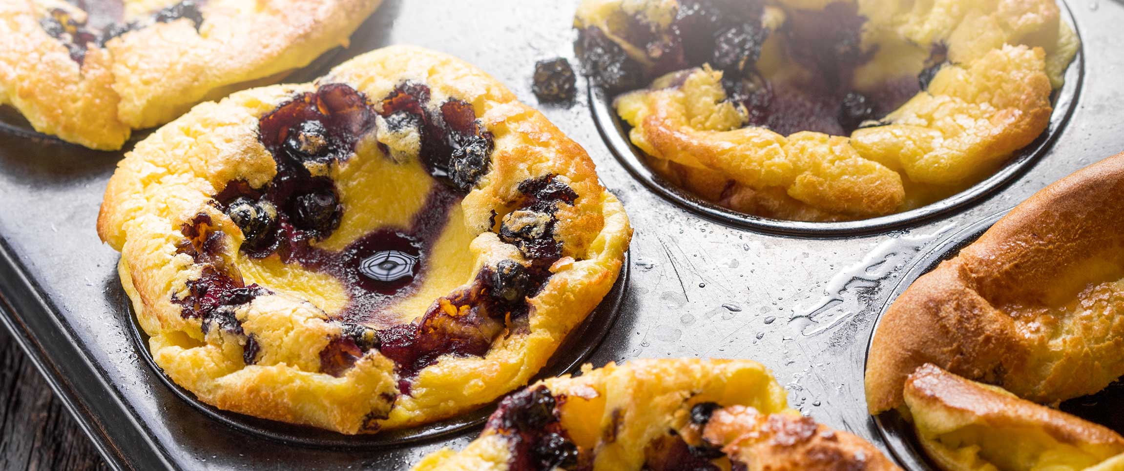 Breakfast Popover with Maine Blueberries