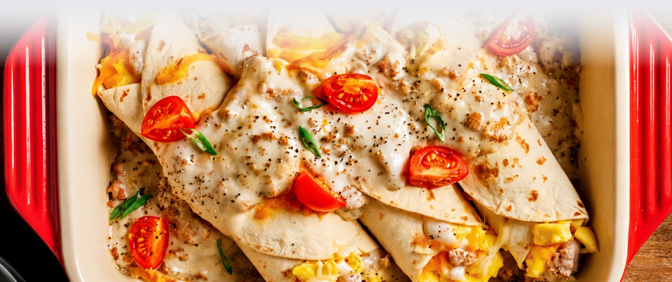 Country Sausage Breakfast Enchiladas