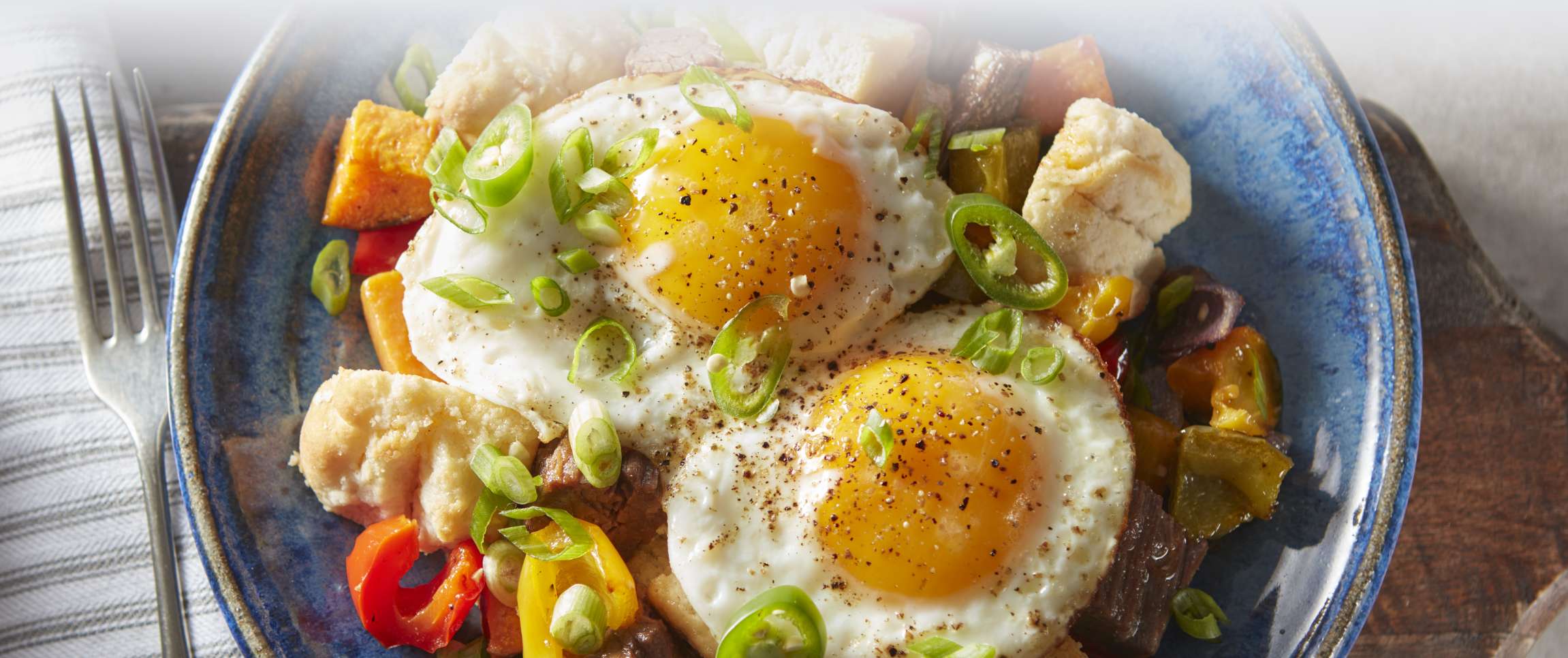 Brisket Biscuit Hash