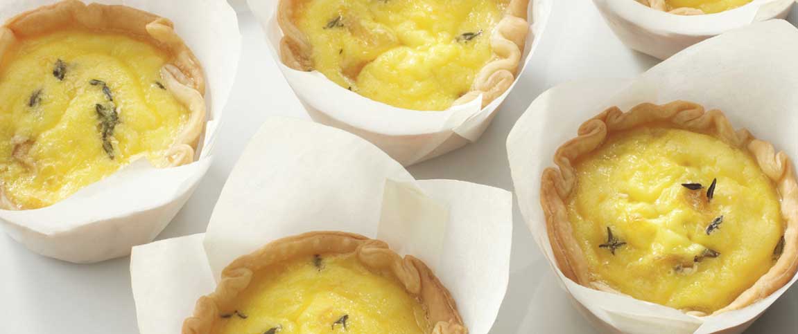 Onion and Goat Cheese Quiche