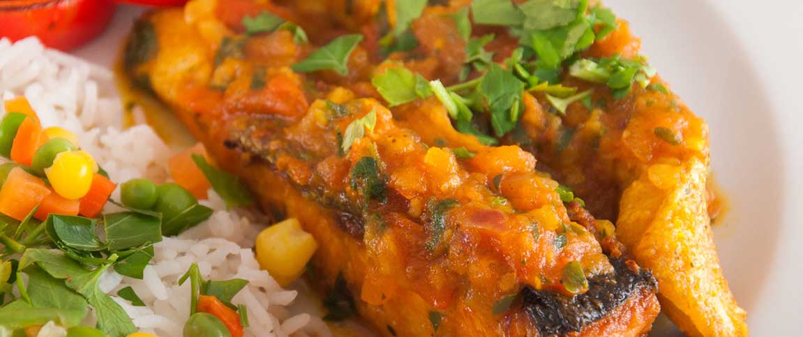 Fried Catfish Over a Smokey Stew