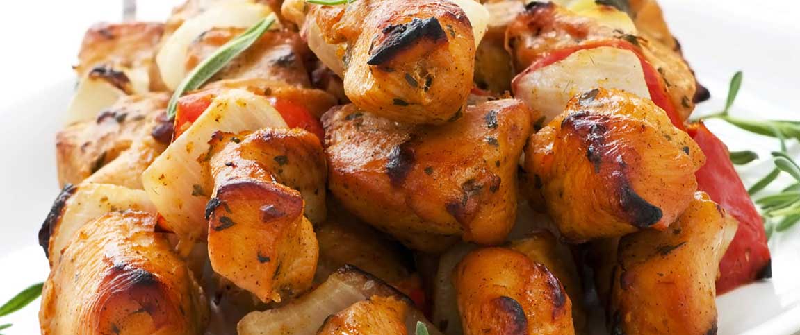 Marinated Indian Chicken Kabobs