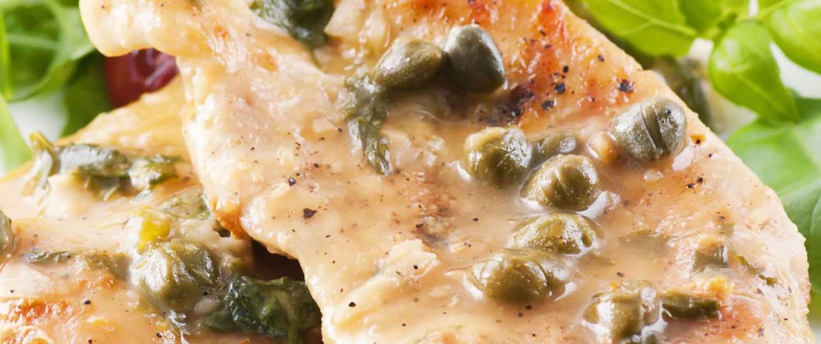 Chicken with Lemon Sauce and Capers