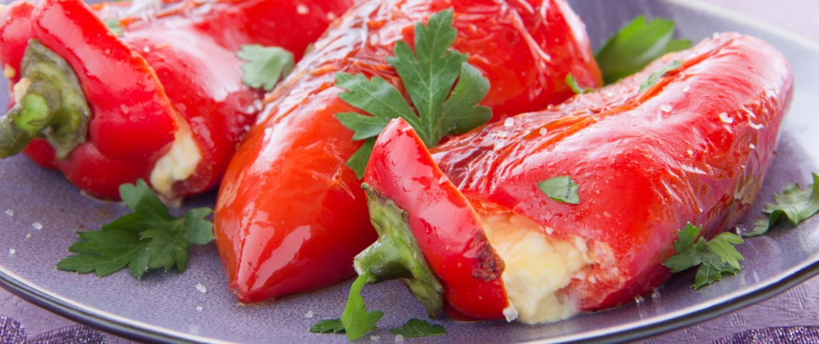 Goat Cheese Stuffed Piquillo Peppers