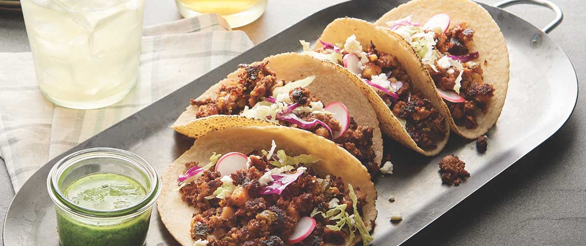 Chorizo Skillet Tacos